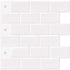 10 pcs White Subway Tiles Self Adhesive Kitchen Bathroom Backsplash 3D Vinyl Brick Adhesive Paper 30X30Cm