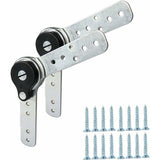 2 X Furniture Adjustable Angle Hinge Self-Reset Function Heavy Duty Hinge Angle Adjustment Fit Sofa/Bed/Cabinet/Tilt