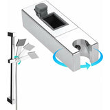Adjustable Rectangular Shower Head Sliding Bracket Holder For Bathroom