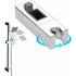 Adjustable Rectangular Shower Head Sliding Bracket Holder For Bathroom