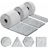Self-Adhesive Furniture Pads, Furniture Chair Pads 3 ROlls (100 10Cm+100 5Cm+100 2Cm), Chair Pad 4Mm-Thick Felt Pad