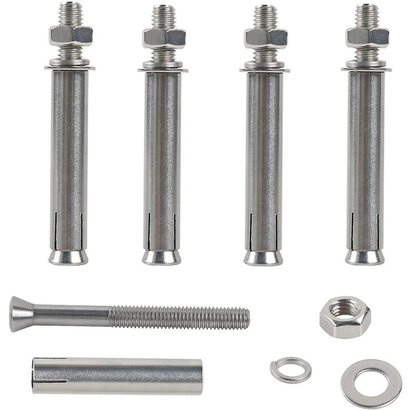 M6X100Mm Hex Expansion Bolts 304 Stainless Steel Expansion Screws Heavy Duty Concrete Anchors Fixing Screws For Wall