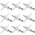 50 pcs Plasterboard Anchors Sets Plastic Expansion Pipe Aircraft Self Drilling Expansion Tube Anchors Used For Most
