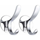 Coat Hook Wall Mounted Towel Hook Polished Stainless Steel Coat RObe Kitchen Tea Towel Hanger Without DAmaging The Wall