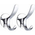 Coat Hook Wall Mounted Towel Hook Polished Stainless Steel Coat RObe Kitchen Tea Towel Hanger Without DAmaging The Wall