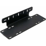 Universal Black Alloy License Plate Holder Front Bumper LED Bar And Work Lights License Plate Mounting Bracket For 4X4