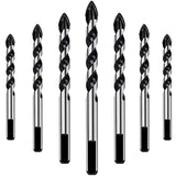 7 pcs Drill Bit Set For Tile, Glass, Concrete, Stone, Brick, Tiles, Ceramic And Mirrors(3Mm 4Mm 5Mm 6Mm 8Mm 10Mm 12Mm)