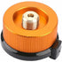 Camping Stove Gas Adapter Conversion Head Adapter For Canister Butane Screw Gas Cartridge Adapter Piston, Outdoor