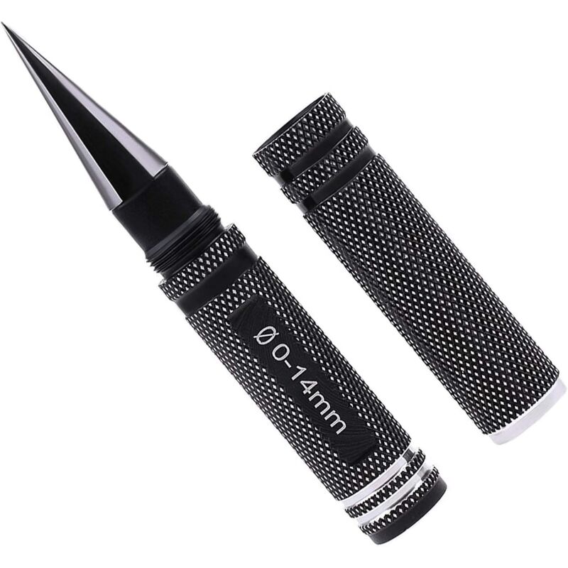 Hole Puncher Body Shell Hole Opener Reamer Expandable 0-14Mm Drill Diy Tool With Size Indicator For Rc Car Boat