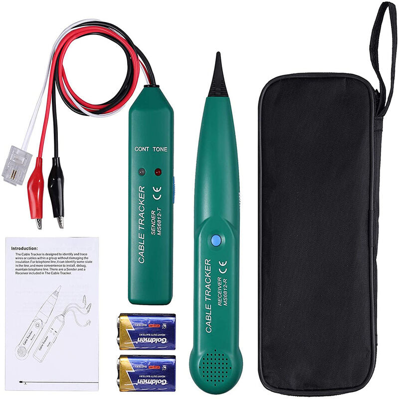 Multifunctional Wire Tester, Cable Detector, Ms6812 RObot Lawn Mower Cable Detector, Lan Network Cable Line Tester,