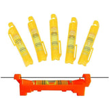 Spirit Level, 6 Pieces Practical String Level, Levels With Pre-Made Hooks, String Level For Masonry And Plumbing,
