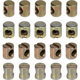 20 pcs M6 Slotted Nuts For Furniture Chairs Beds Cribs