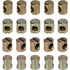 20 pcs M6 Slotted Nuts For Furniture Chairs Beds Cribs