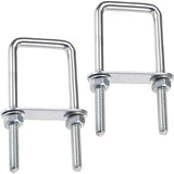 Square U-Bolts, 60X120Mm Stainless Steel U-Bolts, M8 U-Bolt With Frame Plate Nut And Washer, M8 U-Bolt For Fixing