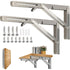 400Mm Folding Wall Shelf, 304 Stainless Steel Folding Bracket For Workbench, Folding Bracket Support, Wall Shelf
