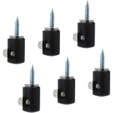 Chandelier Lighting Hook, 6 pcs Hanging Lighting Hooks For Chandelier Ceiling Lights Cable (Black)