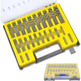 150 pcs Twist Drill Bits High Speed Steel Titanium Micro Drill Bit Set Tool 0.4Mm-3.2Mm For Wood, Metal, Plastic,
