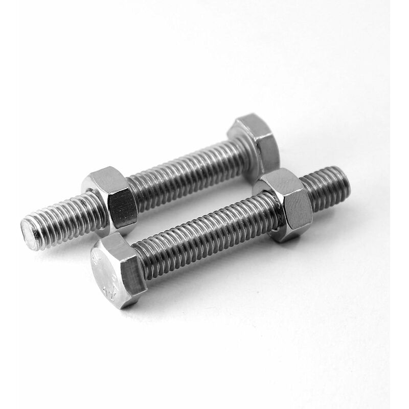 M8 X 50Mm 10 pcs 304 Stainless Steel Hexagon Socket Head Cap Bolts Outside Corner Hexagon Screw,Hex Bolts And Nuts Set