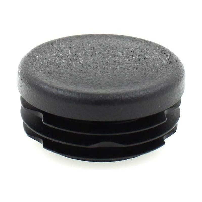 16 Pieces - ROund Ribbed End Caps For Tubular Furniture Legs, Tables & Chairs (30Mm) By [Energy Class A]