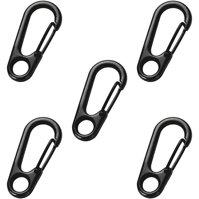 Mini Carabiner Clip, 5 Pieces Mini Carabiner Clip, Spring Carabiner Hook Keychain Clasps, Mini Carabiner Clips, For