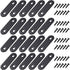 Straight Flat Corner Brace Metal Straight Brackets With Screws For Wood Furniture Cupboard Repair Support 50 16Mm Black