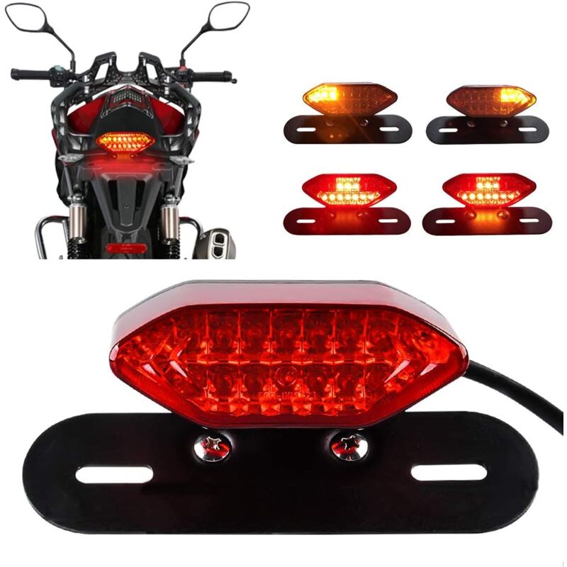 20 LED Motorcycle Tail Light Integrated Motorcycle LED Brake Light & Turn Signal Light Motorcycle LED Driving Lights