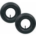 2 pcs 4.10/3.50-4 Inner Tube Tire Tr-13 Straight Valve For Hand Truck, Trolley, Hand Cart, Garden Cart, Lawn Mower
