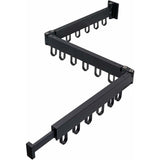 3 Tier Extendable Wall Mounted Clothes Drying Rack For Balcony And Bathroom Black Foldable Wall Mounted