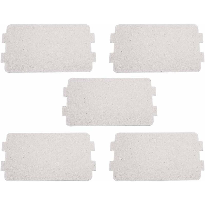 5 pcs Microwave Plate Sheet Replacement Microwave Oven Mica Plate Sheet Microwave Waveguide Cover Repair Accessory