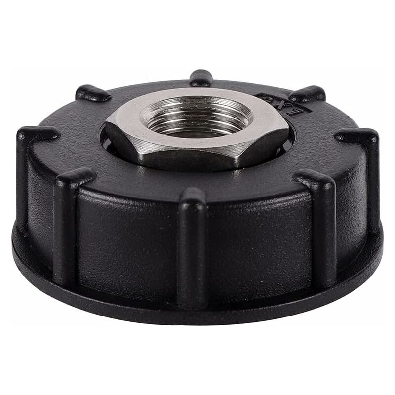 Ibc S60X6 Water Tank Adapter Coarse Thread With Hose Connector Stainless Steel Valve Spout Fittings (1/2" Internal