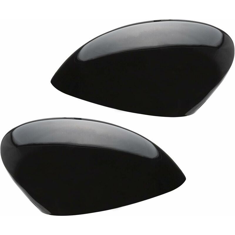 Rearview Mirror Cover Cap For Fiesta Mk7 2009-2017 Gloss Black