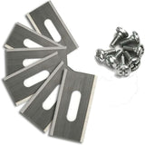 30 pcs Stainless Steel Lawn Mower Blades For Husavarna 35.8 X 18.5 X 0.65Mm (Silver)