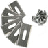 30 pcs Stainless Steel Lawn Mower Blades For Husavarna 35.8 X 18.5 X 0.65Mm (Silver)