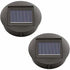2 pcs Solar Lights Replacement LED Solar Panel Cover Replacement Outdoor Lighting Garden Decoration