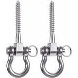 2 pcs 304 Stainless Steel Ceiling Hook, Suspension Trainer Hanging Kit For Hanging Chair, Hanging Lamp, Hammock,
