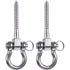 2 pcs 304 Stainless Steel Ceiling Hook, Suspension Trainer Hanging Kit For Hanging Chair, Hanging Lamp, Hammock,