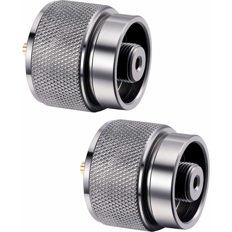 Parts Camping Stove Adapter 1 Lb Propane Small Tank Inlet Outlet Outdoor Cylinder Lpg Canister Adapter