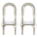 M6X90 304 Stainless Steel U Bolt (2 pcs)