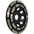 Diamond Grinding And Sanding Disc, 125Mm X 22.23Mm Double ROw Diamond Abrasive Wheel, For Grinding Screed, Concrete
