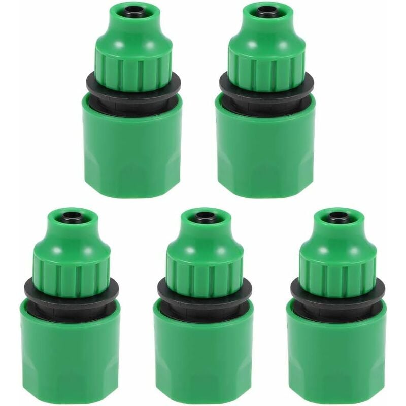 Quick Connector Hose Pipe Adapter 8Mm Inner Diameter Pipe Fitting For Garden Irrigation System 5 pcs
