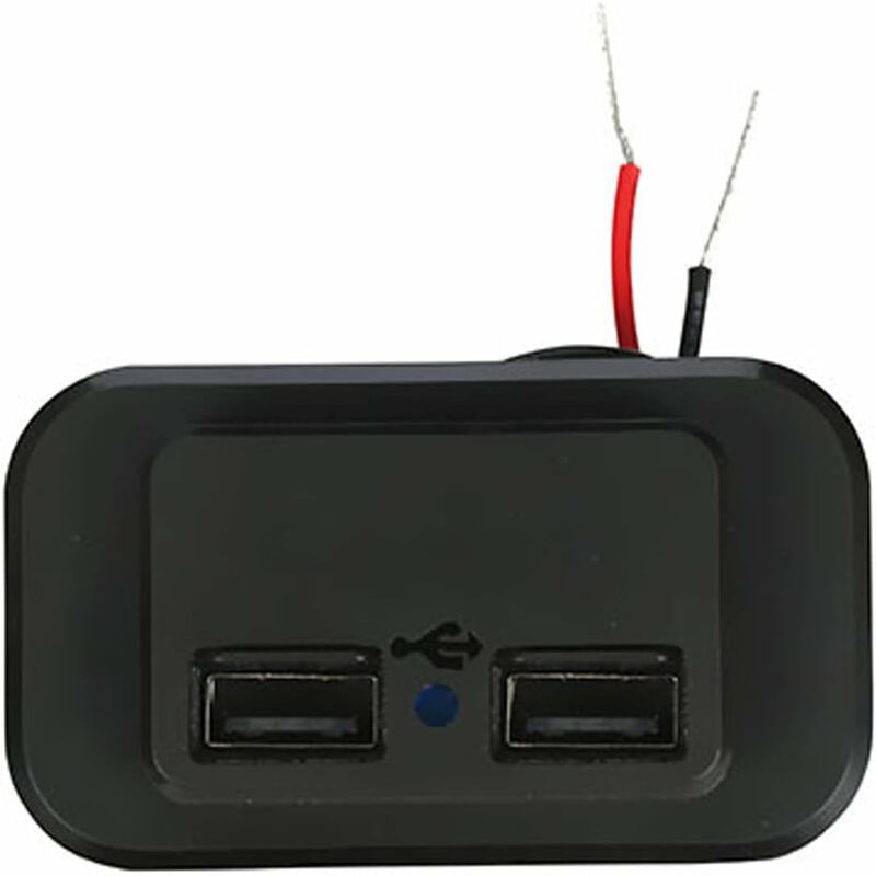Dual Usb Car Charger Socket 12V 24V 3.1A For Motorcycle Rv Truck Atv Boat Car Camper Usb C Extension Cable Universal