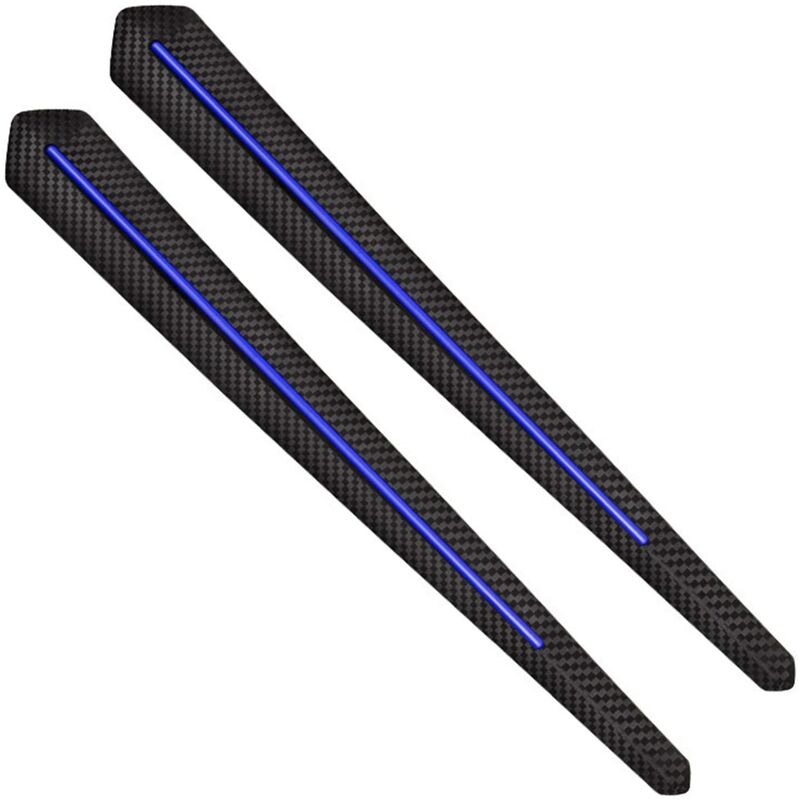 2 pcs Car Bumper Protector Strips, Universal Car Sticker Bumper Protection Front Rear Edge Anti-Collision Strip