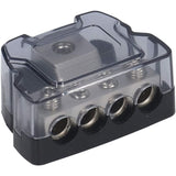 4 Way Power Distribution Block Fuse Holder Amp Fuse Distribution Block Car Audio Splitter