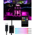 Car Interior LED Lights - Car Interior Lamp, 48 LED Car Strip Lights With Wireless Remote Control, Upgraded Waterproof