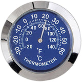 Auto Car Vehicle Thermometer/Hygrometer Clock Mini Small Classic DAshboard Thermometer Car Cool Decoration Metal Alloy