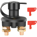 Isolator Switch 12V/24V Battery Isolator Disconnect Max 200A For Car, Truck, Boat, Vehicles Power Cut Off Kill Switch