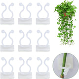 100 pcs Climbing Plant Support Clip, Wall Plant Clip, Vine Wall Clip, Clip For Climbing Plants -White