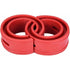 Shock Absorber Spring Buffer 2Pc Universal Car Red Bumper Cushion Car Shock Absorber Spring Bumper Type(D)