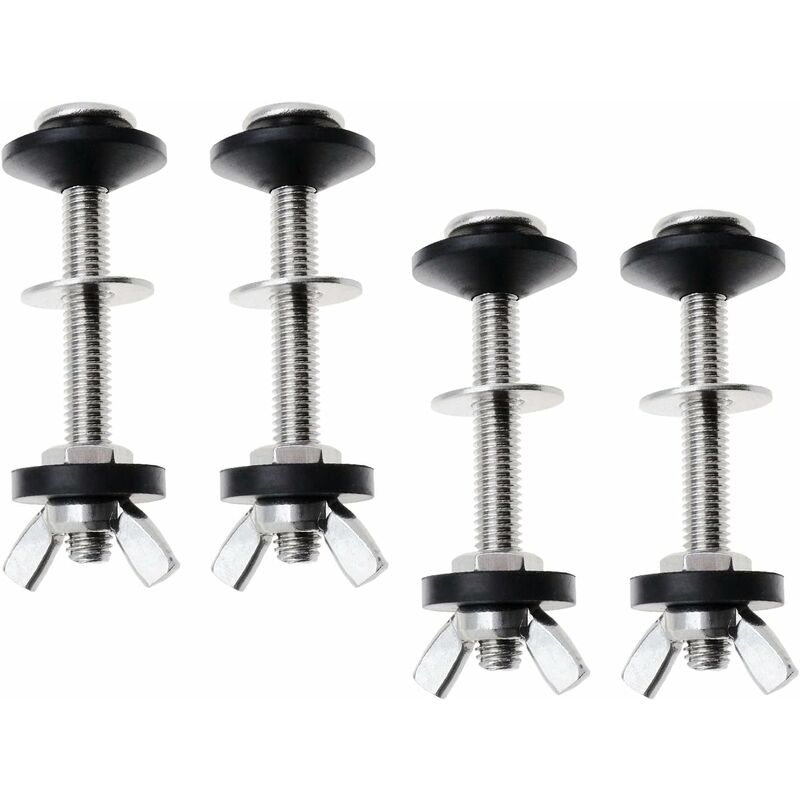 Toilet Tank Bolts And Washers, 4 Pack Toilet Bolts, Stainless Steel Washing Tool Accessories For Split Toilets