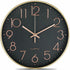 12 Inch Silent Non Ticking Wall Clock Modern Battery Operated Wall Clock Easy To Read Decor For Kitchen, Home, Living